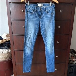 Abercrombie Kids Blue Skinny Jeans Medium Wash
